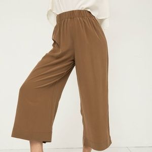 Elizabeth Suzann Florence Silk Pants (Dusty Rose)